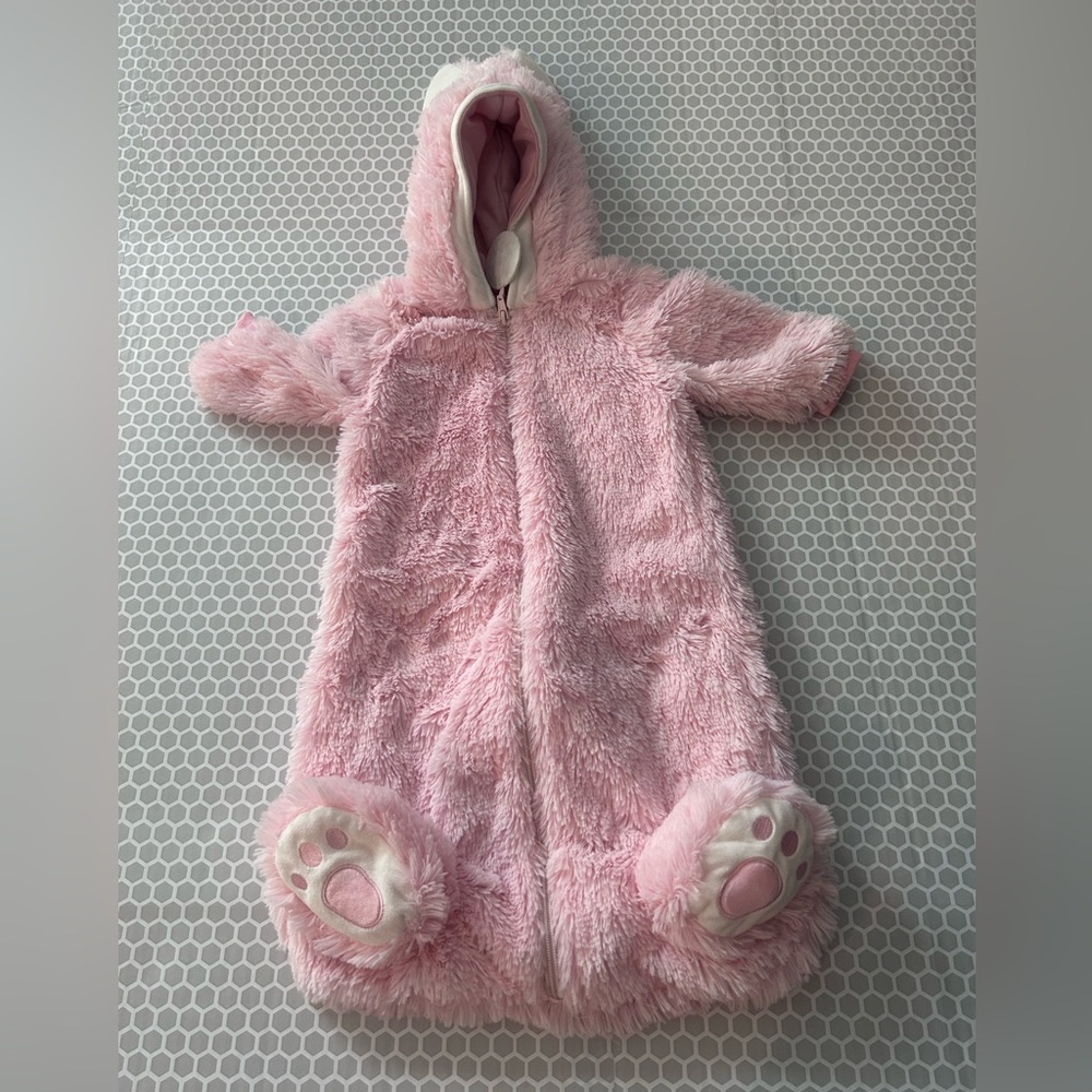 Dream Play Imagine Pink Bunny Sack 
Soft One Piece with Hood Easter

Size 0-6 M